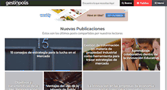 Desktop Screenshot of gestiopolis.com